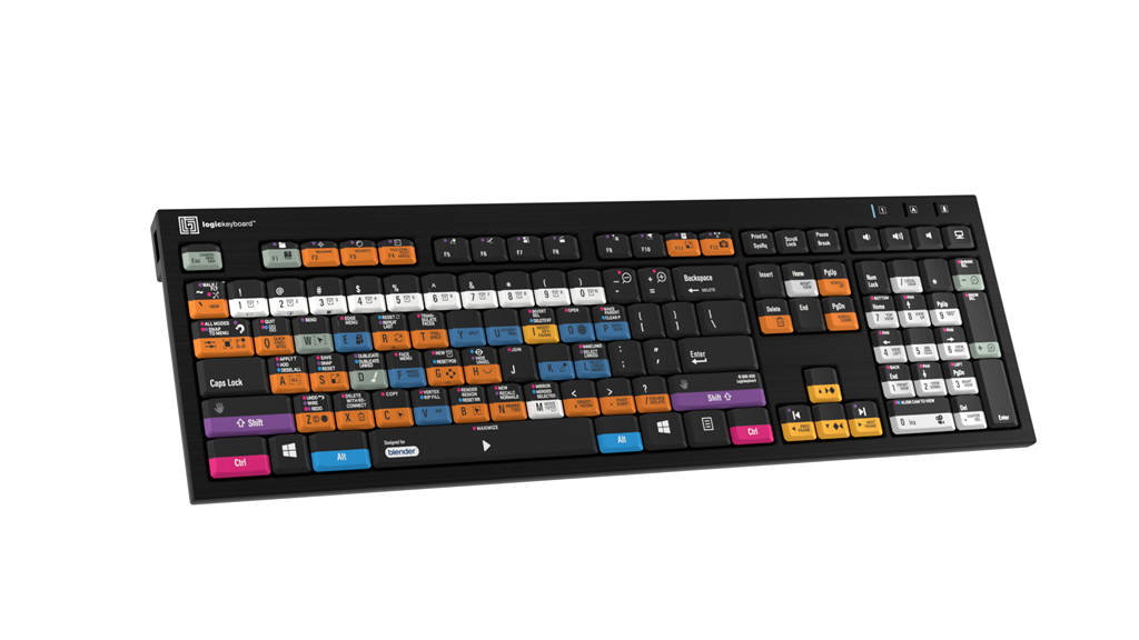 Blender 3D keyboard - PC keyboard from Logickeyboard
